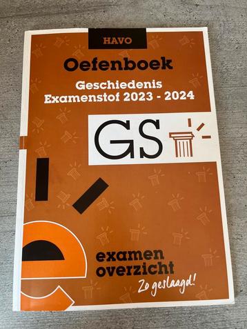 Geschiedenis Oefenboek havo 2023/2024 beschikbaar voor biedingen