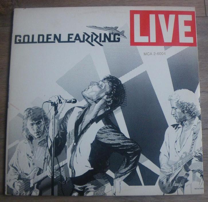 oude LP   the GOLDEN EARRING    live    (USA persing), Cd's en Dvd's, Vinyl | Rock, Zo goed als nieuw, Poprock, 12 inch, Ophalen of Verzenden