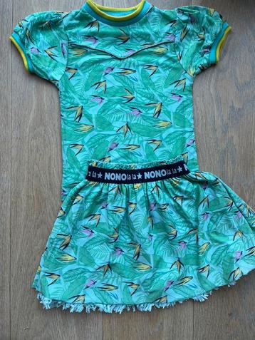 Set shirt rok Nono mt 116 als nieuw!! beschikbaar voor biedingen