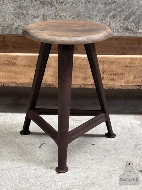 Originele Rowac kruk, Huis en Inrichting, Krukjes, Zo goed als nieuw, Hout, Ophalen of Verzenden