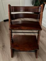 Stokke Tripp Trapp Walnoot Bruin + Baby Set, Ophalen, Gebruikt, Meegroeistoel, Aanschuifbaar