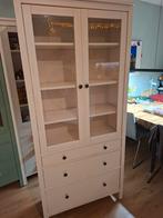 Ikea Hemnes Vitrinekast, Huis en Inrichting, Kasten | Buffetkasten, Ophalen, Gebruikt, 50 tot 100 cm, 150 tot 200 cm