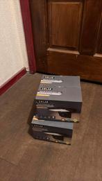 Buitenverlichting met zonne-energie en sensor 5x, Tuin en Terras, Buitenverlichting, Zonne-energie, Kunststof, Minder dan 50 watt