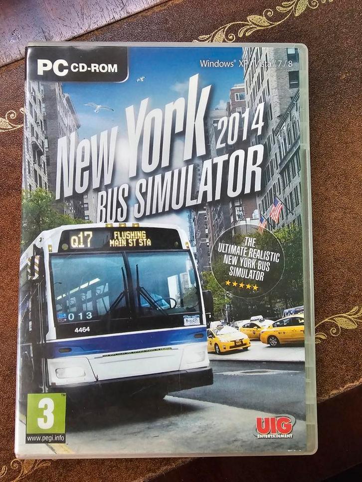 New York Bus Simulator 2014 - PC Game, Spelcomputers en Games, Games | Pc, Gebruikt, Simulatie, 1 speler, Vanaf 3 jaar, Ophalen of Verzenden