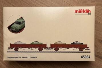 Marklin HO 45084 Set rongenwagens "Saab 92" beschikbaar voor biedingen