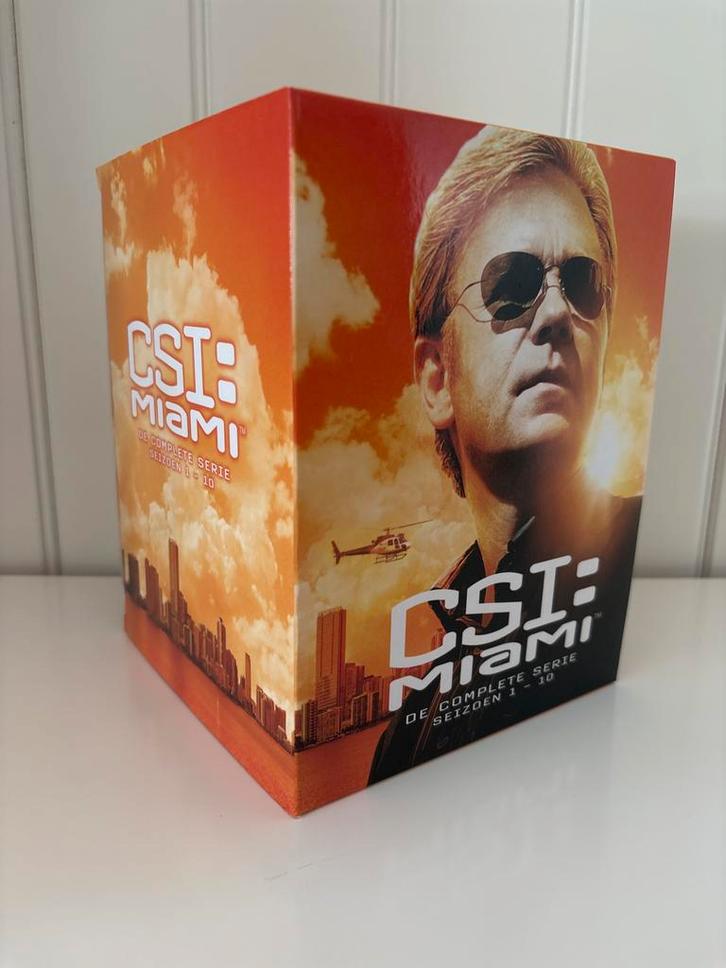 CSI: Miami - Complete Serie, seizoen 1 t/m 10 DVD Boxset, Cd's en Dvd's, Dvd's | Tv en Series, Zo goed als nieuw, Actie en Avontuur