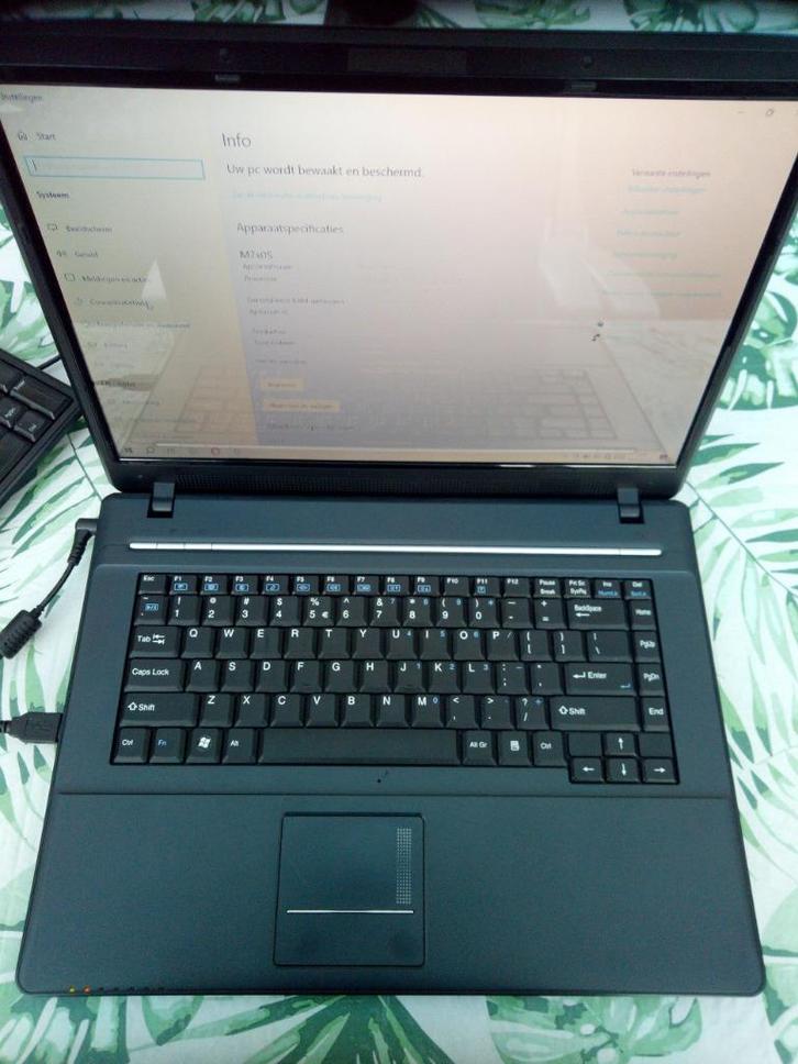 clevo notebook laptop M761S voor reparatie of onderdelen, Computers en Software, Windows Laptops, 15 inch, HDD, 2 tot 3 Ghz, Minder dan 4 GB