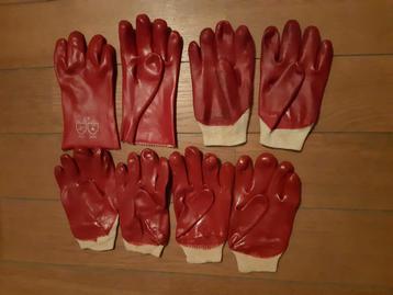 PVC werkhandschoenen  beschikbaar voor biedingen