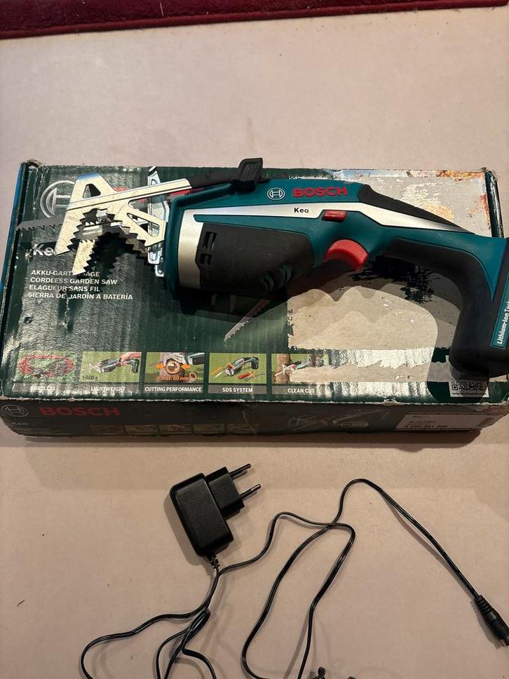 Bosch Keo Accu Tuinzaag - Zo goed als nieuw!, Tuin en Terras, Handzagen, Zo goed als nieuw, Ophalen of Verzenden