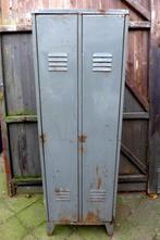 industriele vintage locker kast, Huis en Inrichting, Gebruikt, Onbekend, Onbekend, Onbekend