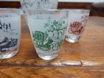 Vintage 7-delig glazen likeursetje, Verrerie d’Arques, Antiek en Kunst, Antiek | Glas en Kristal, Ophalen of Verzenden
