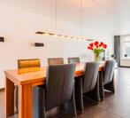 Vol notenhouten tafel eetafel 100x220, Huis en Inrichting, Tafels | Salontafels, 200 cm of meer, Zo goed als nieuw, 75 cm of meer