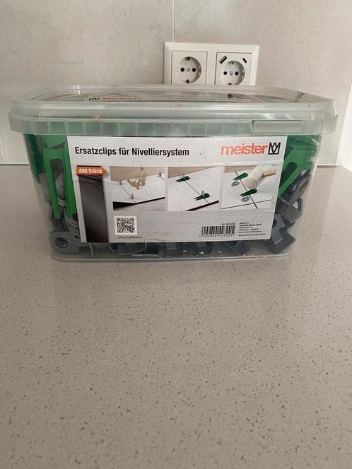 Afstands/hoogteclips om plavuizen/tegelvloeren te leggen, Doe-het-zelf en Verbouw, IJzerwaren en Bevestigingsmiddelen, Gebruikt