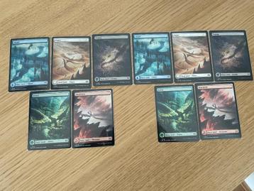 MTG Tarkir Dragonstorm set Dragon's Presence landjes beschikbaar voor biedingen