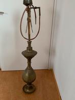 Grote bewerkte messing waterpijp. 125 cm hoog, Ophalen of Verzenden