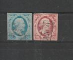 Nederland 1852, NVPH 1 & 2, Gestempeld., Verzenden, T/m 1940, Gestempeld