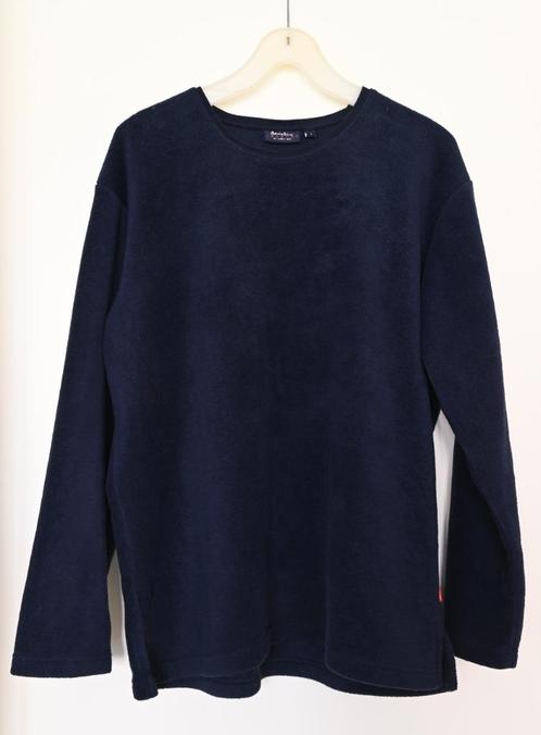 Fleecetrui, Jackpot by Carli Gry, donkerblauw, Kleding | Dames, Tops, Gedragen, Maat 42/44 (L), Blauw, Lange mouw, Verzenden