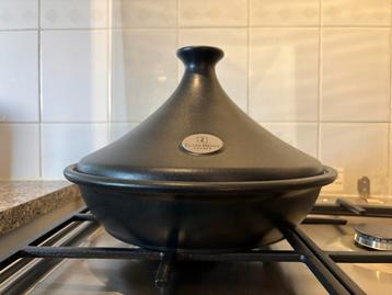 EMILE HENRI tajine 32 cm aardewerk zwart beschikbaar voor biedingen