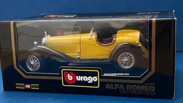 Alfa Romeo 8C2300 Spider 1:18 Burago beschikbaar voor biedingen