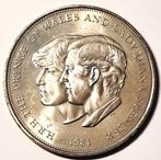 Engeland 25 newpence 1981 Charles & Diana Cu/Ni, Postzegels en Munten, Ophalen of Verzenden, Overige landen, Losse munt