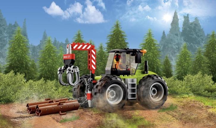 LEGO City Bostractor - 60181 - Boswachter - Bomen, Kinderen en Baby's, Speelgoed | Duplo en Lego, Zo goed als nieuw, Lego, Complete set