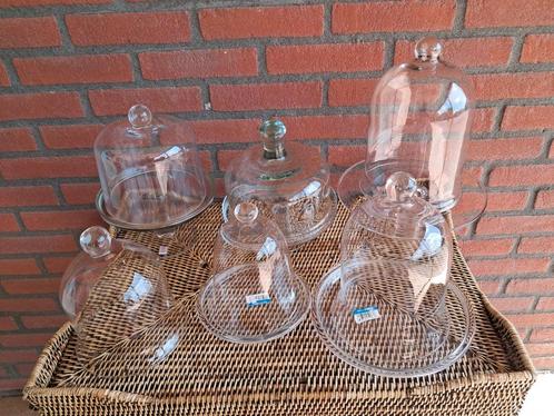 Verschillende leuke glazen stolpen en schalen., Huis en Inrichting, Woonaccessoires | Stolpen, Ophalen of Verzenden