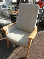 Helr nette senioren stoel Farstrup licht crème kleur bekledi, Ophalen, Gebruikt, Overige kleuren, Eén