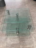 Glazen tafel, Ophalen, 50 tot 100 cm, Minder dan 50 cm, Rechthoekig