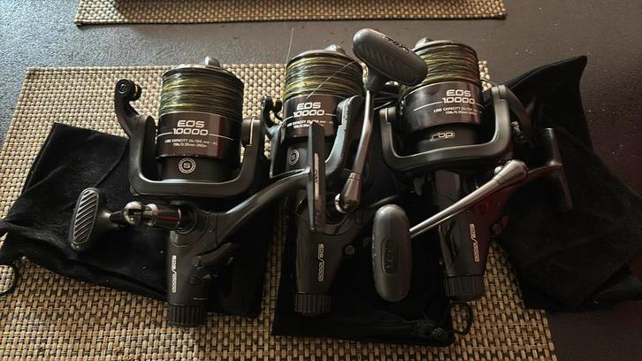 Fox eos 100000 molens, Watersport en Boten, Hengelsport | Karpervissen, Zo goed als nieuw, Molen, Ophalen of Verzenden