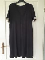 zwart viscose rechte jurk Didi mt L 'little black dress', Maat 42/44 (L), Knielengte, Ophalen of Verzenden, Didi