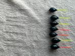 adv 392 / NIEUW  set 7 inline dobbers JD, Watersport en Boten, Hengelsport | Witvissen, Ophalen of Verzenden, Nieuw, Dobber of Lood
