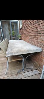 Tuintafel graniet Frans, Ophalen, Gebruikt, Rechthoekig, Overige materialen