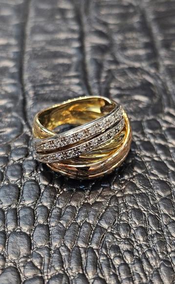 Prachtige 18k 750 gouden Diamant ring  beschikbaar voor biedingen