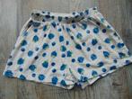 Hema korte broek ecru bessen + bramen maat 122 / 128 broekje, Broek, Meisje, Ophalen of Verzenden, Zo goed als nieuw