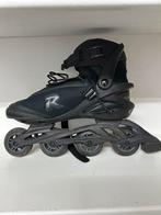 Roces Icon black dark charcoal size 15 (49), Verzenden, Zo goed als nieuw, Inline skates 4 wielen, Roces