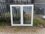 Drutex Dubbel Kunststof draai kiep kozijn 160x150 Wit, Ophalen, Gevelraam of Ruit, 120 tot 160 cm, Nieuw