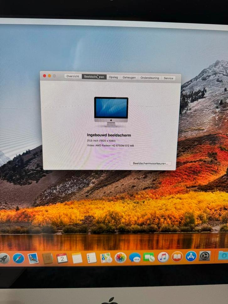 Apple iMac 21.5 inch i5 Mid 2011 - Goed Werkend!, Computers en Software, Apple Desktops, Gebruikt, iMac, HDD, 2 tot 3 Ghz, Ophalen