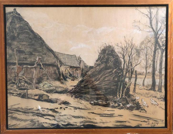 Christiaan le Roy 1884- 1969, Antiek en Kunst, Kunst | Schilderijen | Klassiek, Ophalen of Verzenden