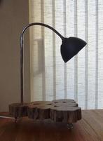 Accacia lamp Acacia bureaulamp tafel lamp, Minder dan 50 cm, Ophalen of Verzenden, Zo goed als nieuw, Hout