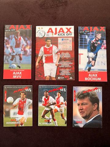 Ajax Kick Off programmaboekjes beschikbaar voor biedingen