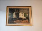 Schilderij – Boerderij interieur, Ophalen of Verzenden