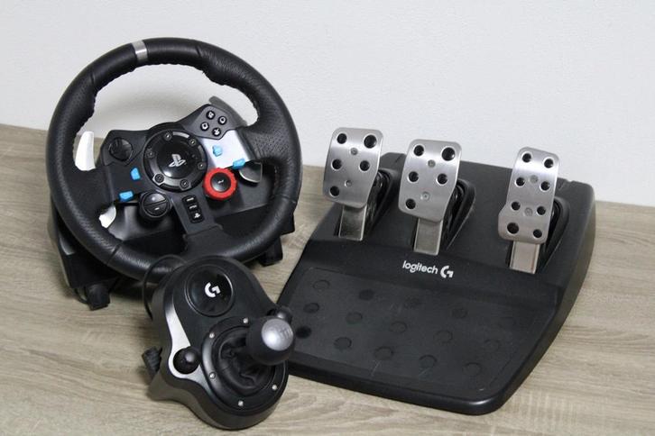 Dikke Racing SET LogiTech G29 + Pedalen en schakelaar, Spelcomputers en Games, Spelcomputers | Sony PlayStation Consoles | Accessoires