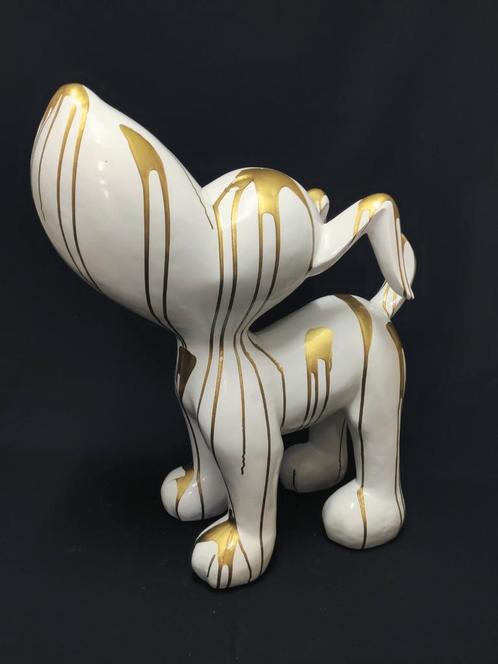 Snoopy, dog hond. Drip art., Verzamelen, Beelden en Beeldjes, Nieuw, Ophalen of Verzenden