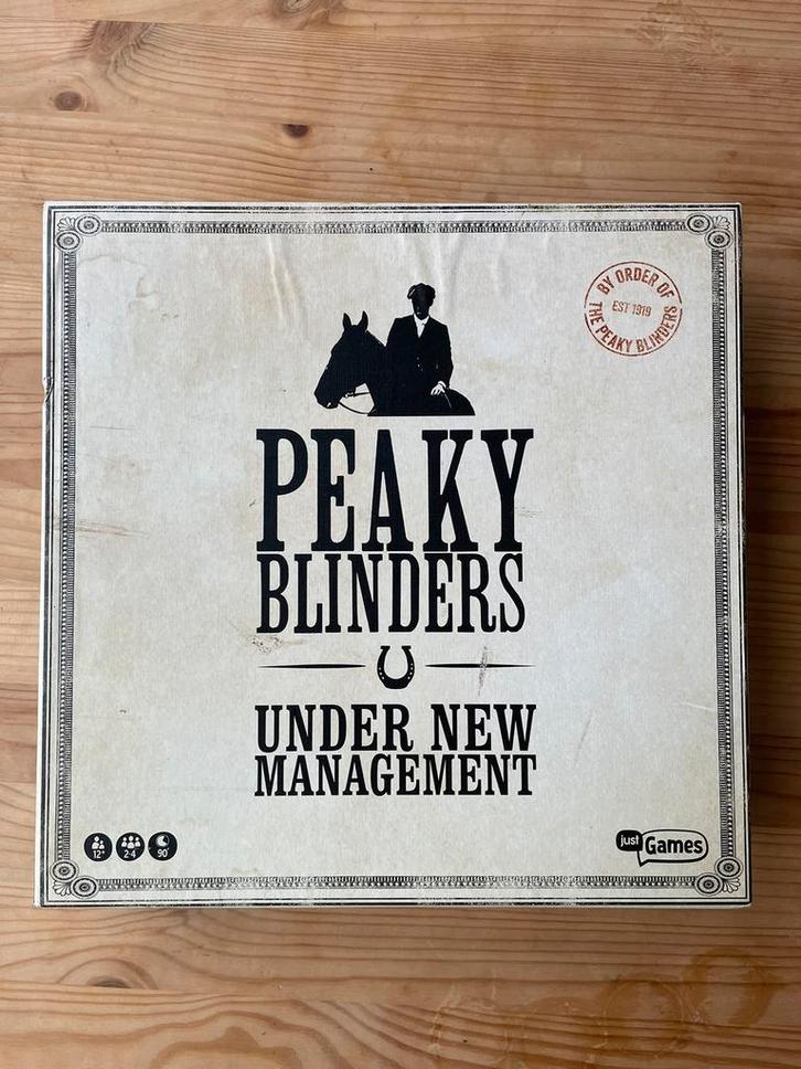 Peaky Blinders bordspel, Under New Management, Just Games, Hobby en Vrije tijd, Gezelschapsspellen | Bordspellen, Zo goed als nieuw