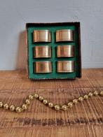 Vintage Messing Servetringen - Set van 6, Antiek en Kunst, Antiek | Bestek, Ophalen of Verzenden