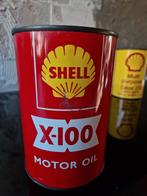 Shell olieblik x100 motor oil shell bidon, Verzamelen, Ophalen of Verzenden, Zo goed als nieuw, Overige, Overige merken