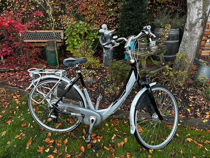 Damesfiets Sparta zwart/grijs 55/28 7 versnellingen, Fietsen en Brommers, Fietsen | Dames | Damesfietsen, Zo goed als nieuw, Sparta