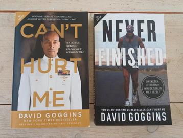 David Goggins bundel - Can't Hurt me & Never Finished (NL) beschikbaar voor biedingen