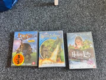 Kinder DVD's - Drakenjagers, Sprookjesboom, Heksje Lilly beschikbaar voor biedingen