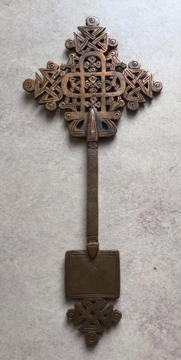 Kruis, crucifix Koptisch (Ethiopië) beschikbaar voor biedingen